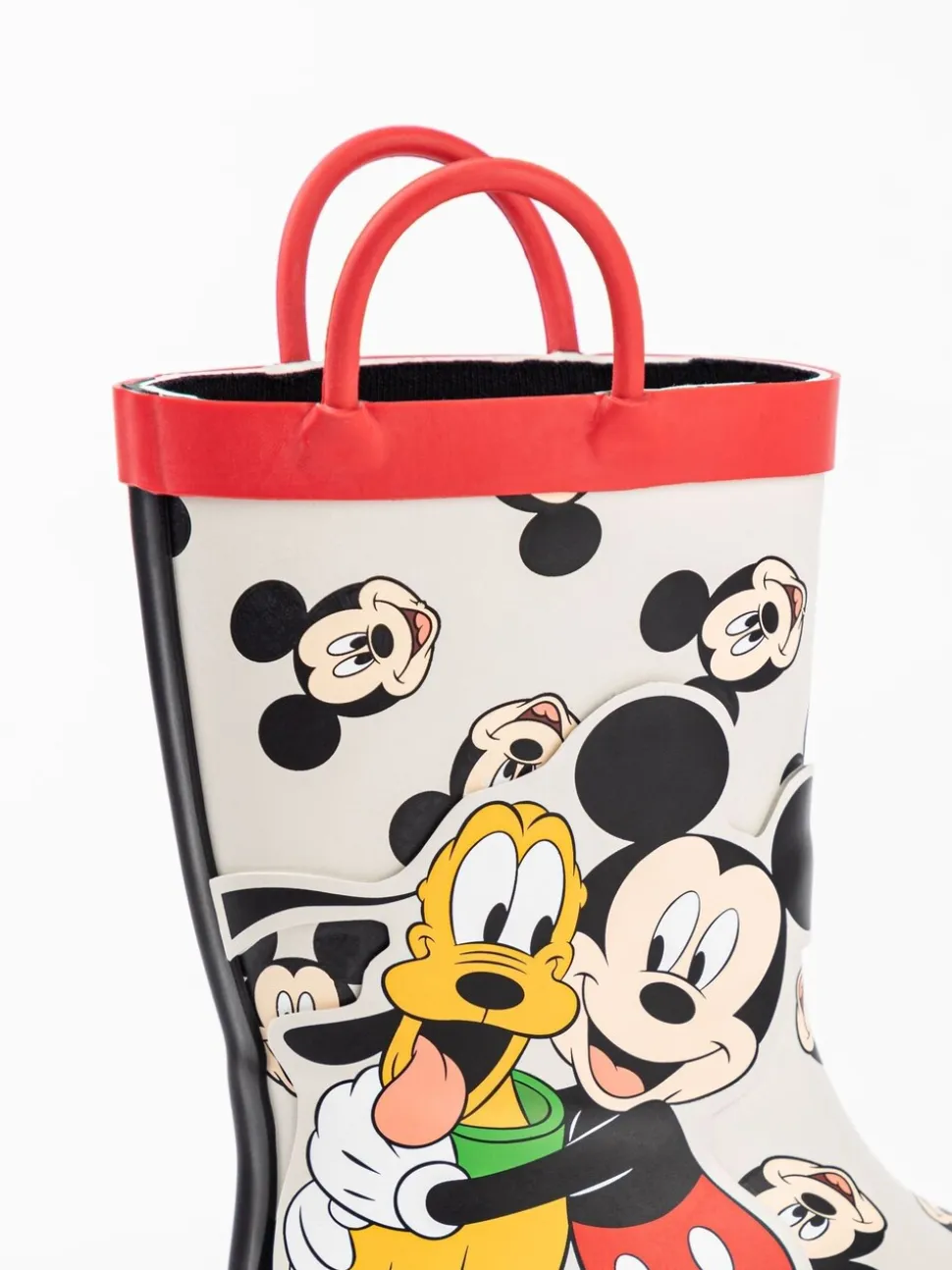 Wit - Vanilla Underground Mickey & Pluto Laarzen met hengsels voor Jongens