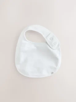 Wit - Verpakking met 10 babyslabbetjes