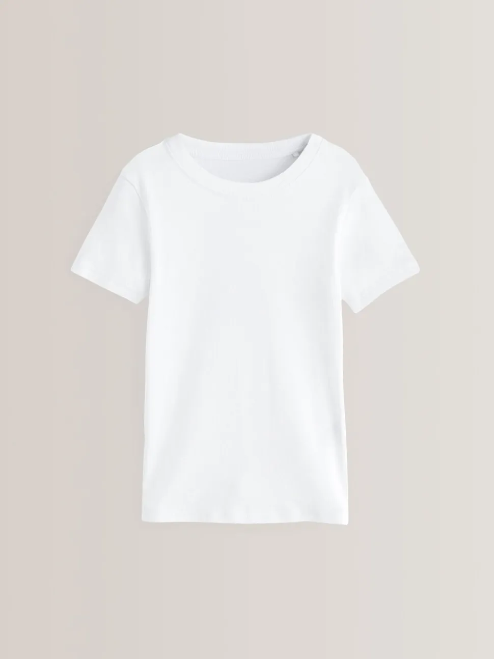 Wit - Verpakking van 3 100% katoenen shirts met korte mouwen (1,5-16jr)