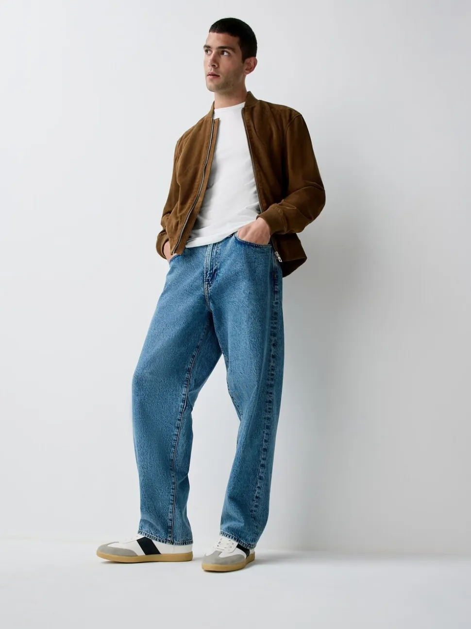 Wit - Verpakking van 5 - Modal Layering T-Shirt