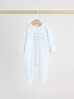 Wit - Verpakking van 3 babypyjama's (0-2jr)