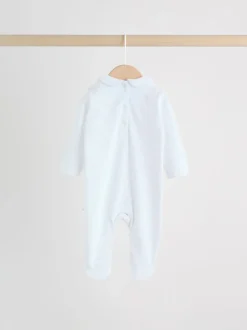 Wit - Verpakking van 3 babypyjama's (0-2jr)