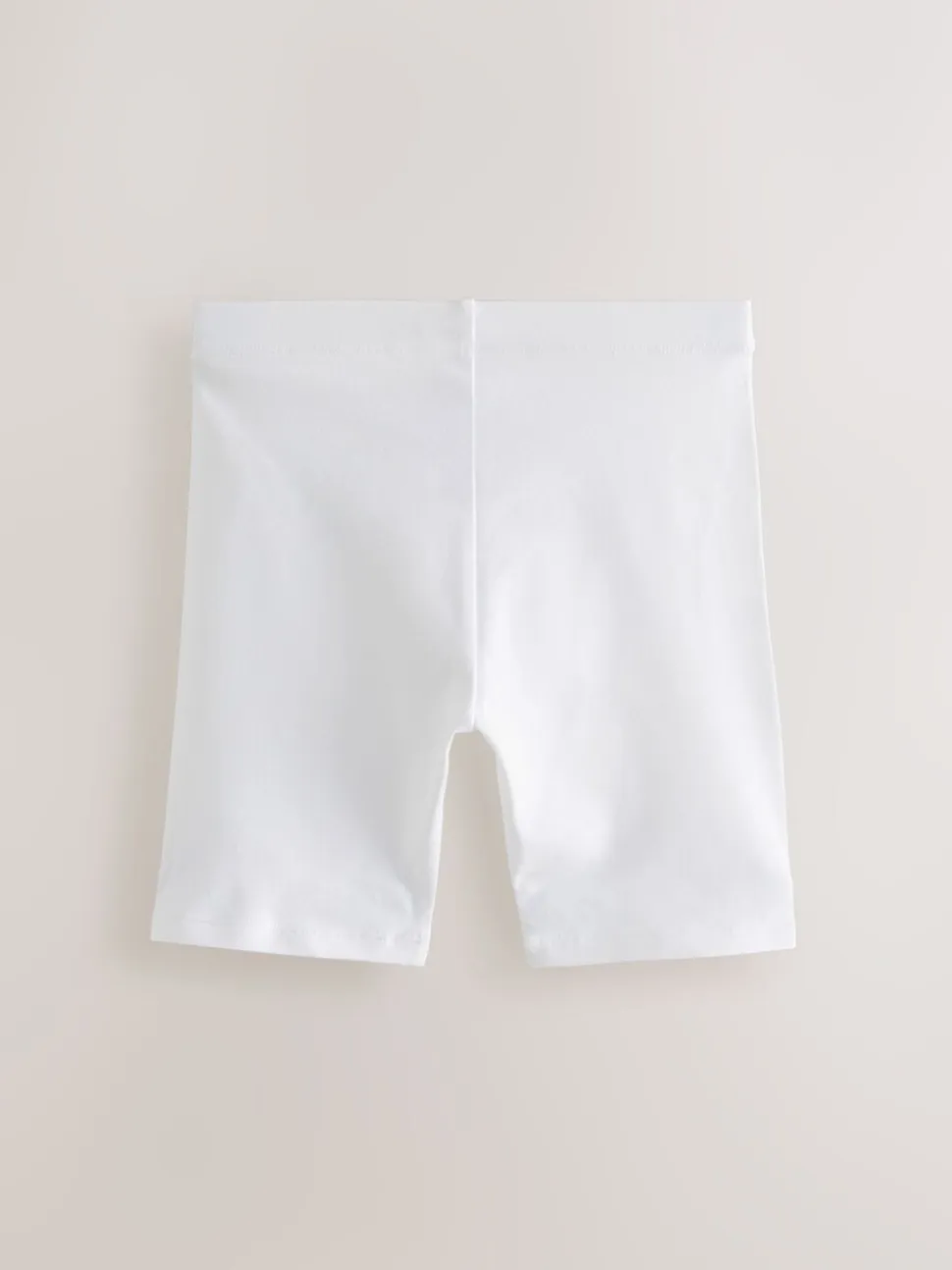 Wit - Verpakking van 5 stretchy fietsshorts met hoog katoengehalte (3-16jr)