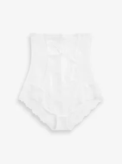 Wit - Vormende slip met stevige buikcorrectie