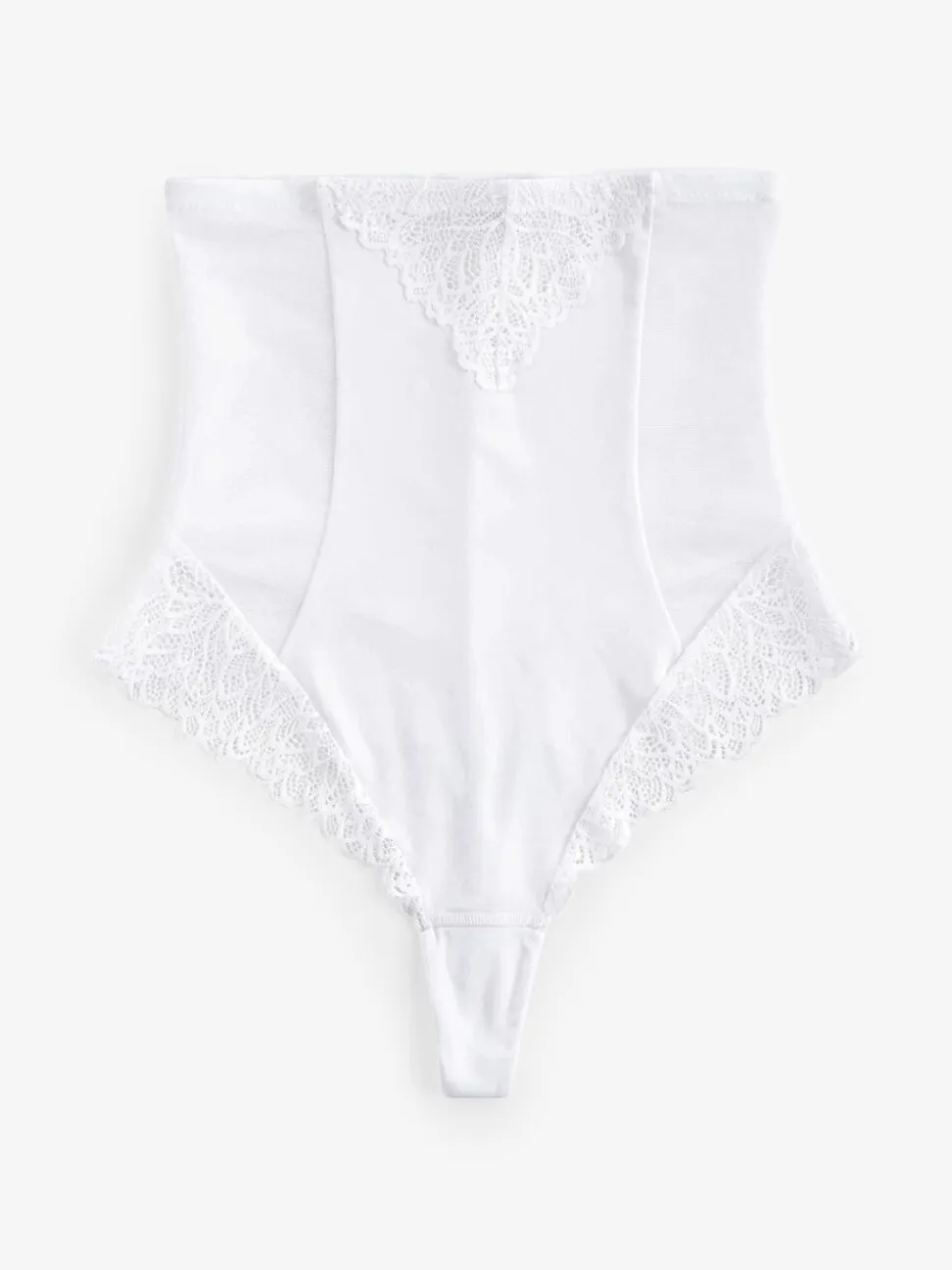 Wit - Vormende slip met stevige buikcorrectie