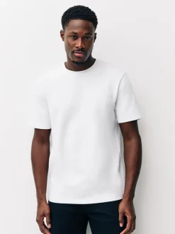 Wit - Zacht aanvoelend dik T-shirt