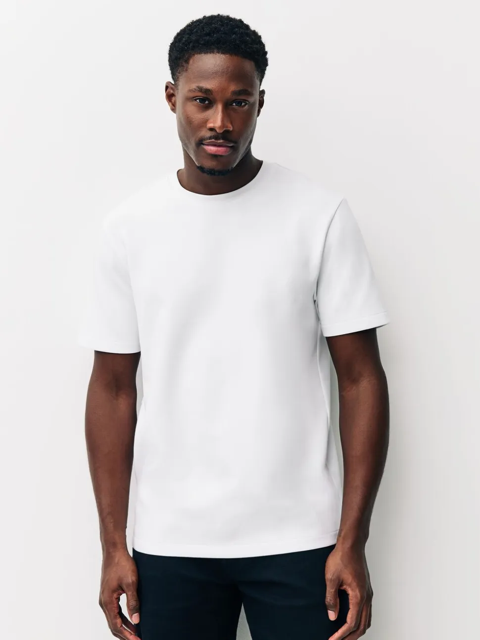 Wit - Zacht aanvoelend dik T-shirt