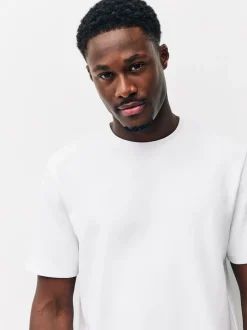 Wit - Zacht aanvoelend dik T-shirt