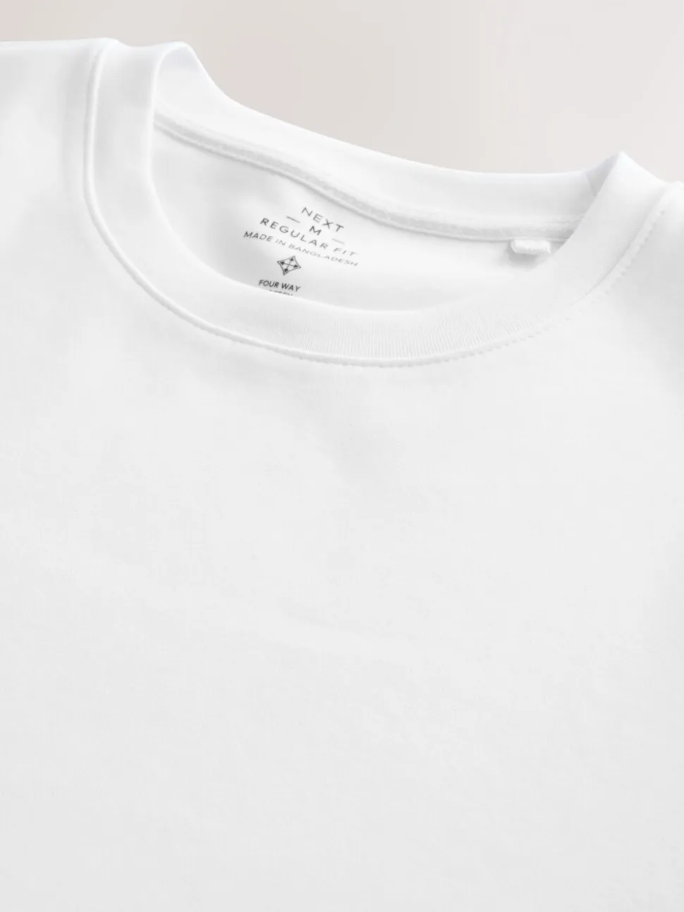 Wit - Zacht aanvoelend dik T-shirt