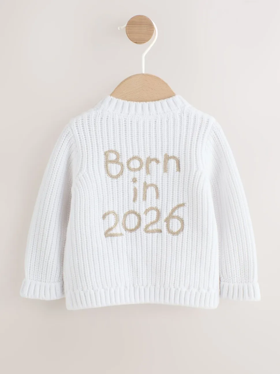 Wit Born in 2026 - Babyvest