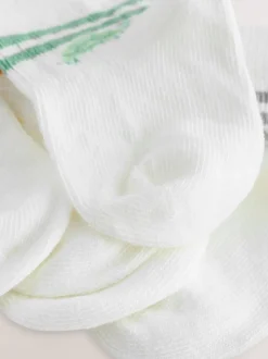 Wit gestreept - Verpakking van 5 paar babysokken (0 mnd-2 jr)