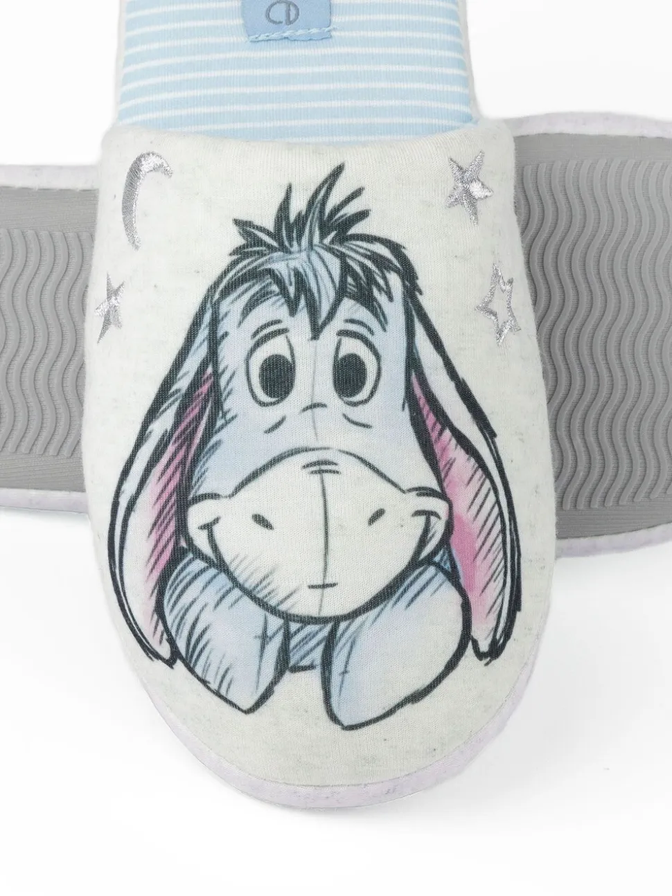 Wit met Eeyore - Vanilla Underground winterse pantoffelmuiltjes voor dames
