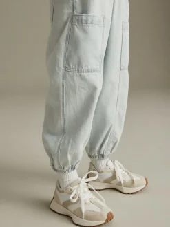 Wit neutraal - Vetersneakers met dikke zool