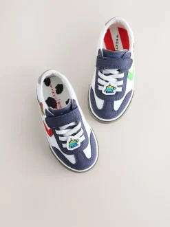 Wit Toy Story - Sneakers met klittenbandsluiting en elastische veters