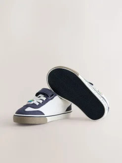Wit Toy Story - Sneakers met klittenbandsluiting en elastische veters