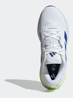 Wit/blauw - adidas Galaxy 7 hardloopschoenen