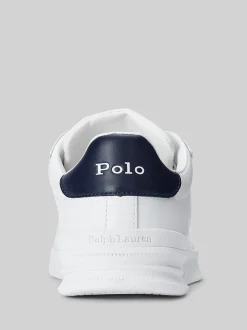 Wit/blauw - Polo Ralph Lauren - Heritage Court II - Leren sneakers