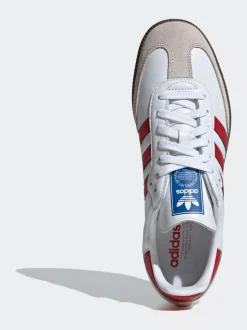 Wit/rood - adidas Originals Samba sneakers