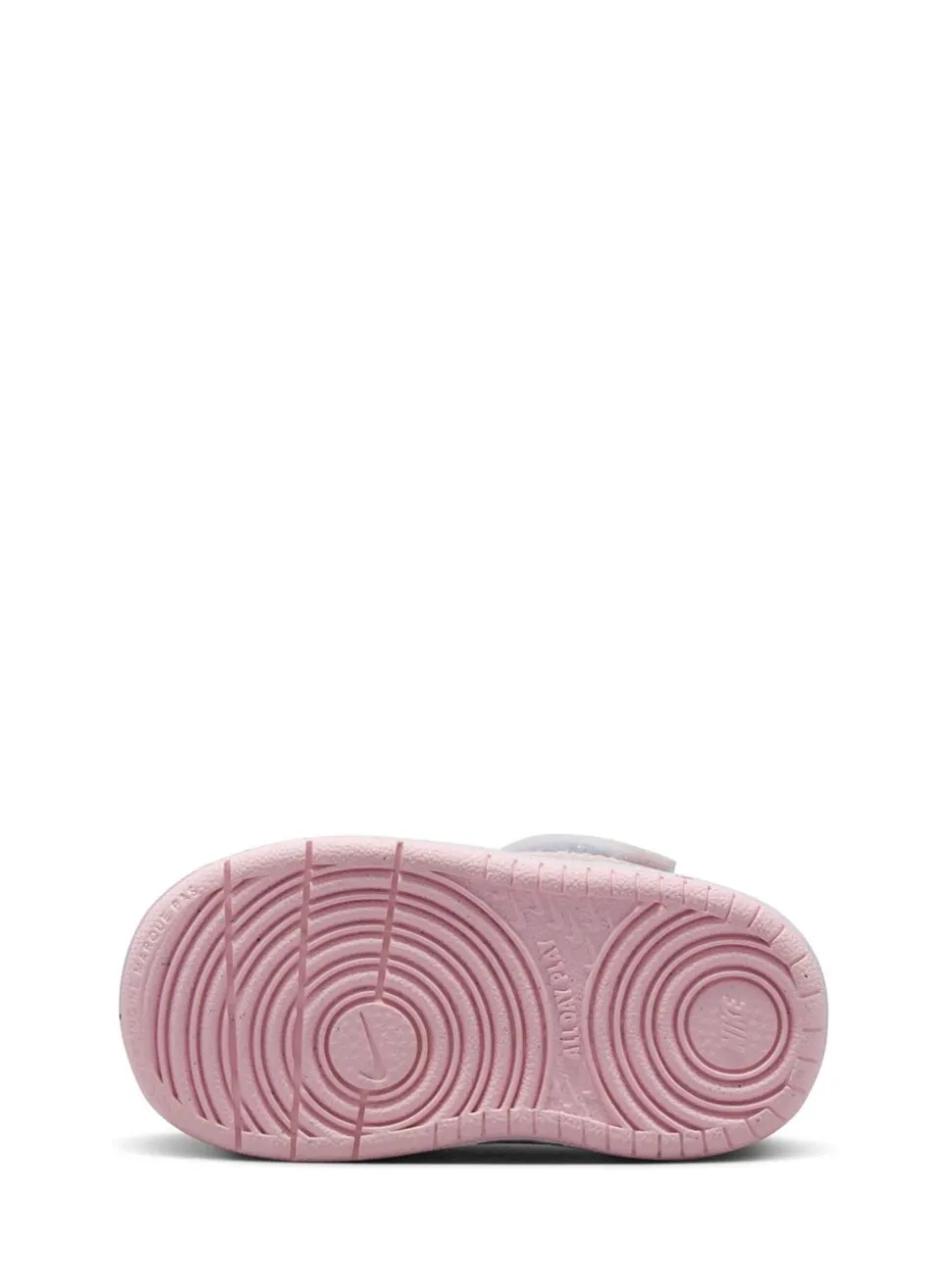 Wit/roze - Nike - Court Borough - Lage recraft-peutersneakers