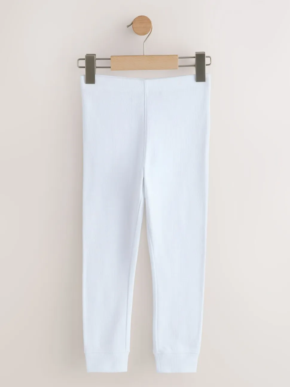 Wit/roze - Thermische leggings (2-16jaar)