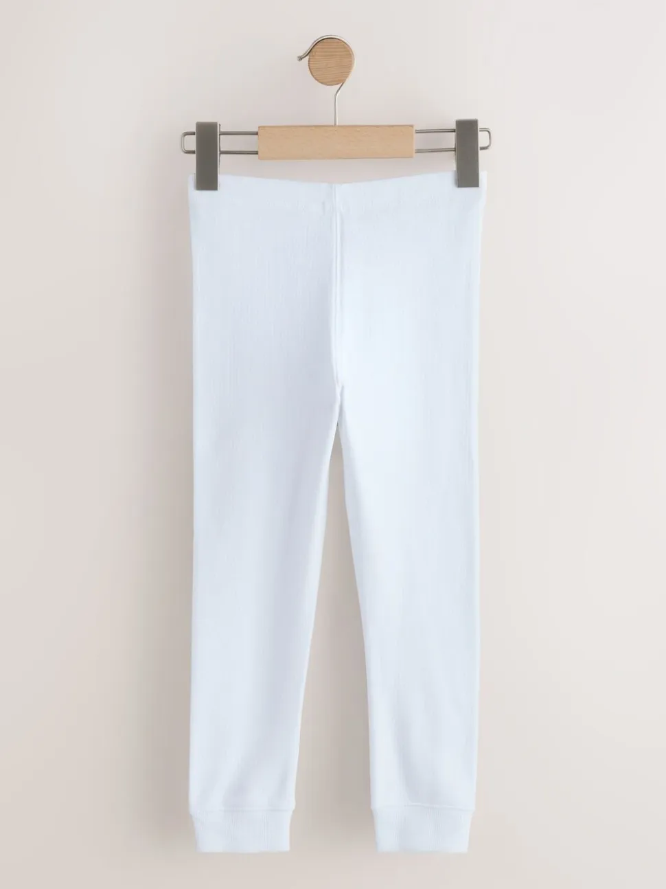 Wit/roze - Thermische leggings (2-16jaar)
