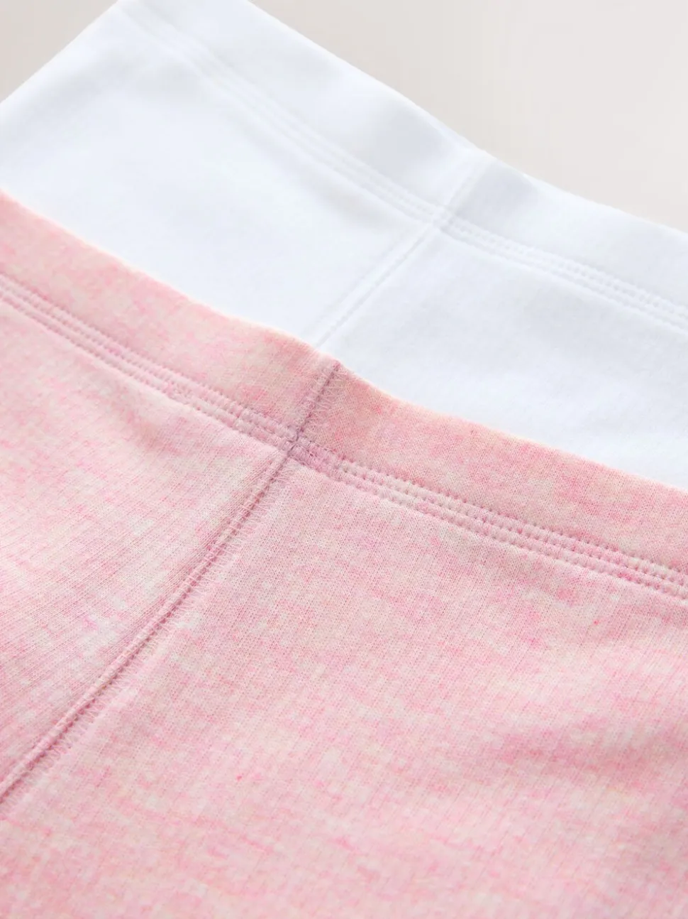Wit/roze - Thermische leggings (2-16jaar)