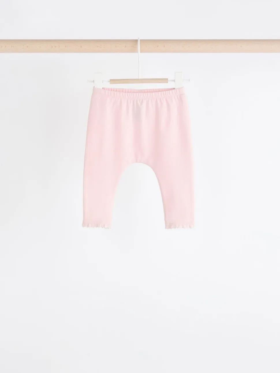 Wit/roze - Verpakking van 4 babyleggings (0 mnd -2 jr)