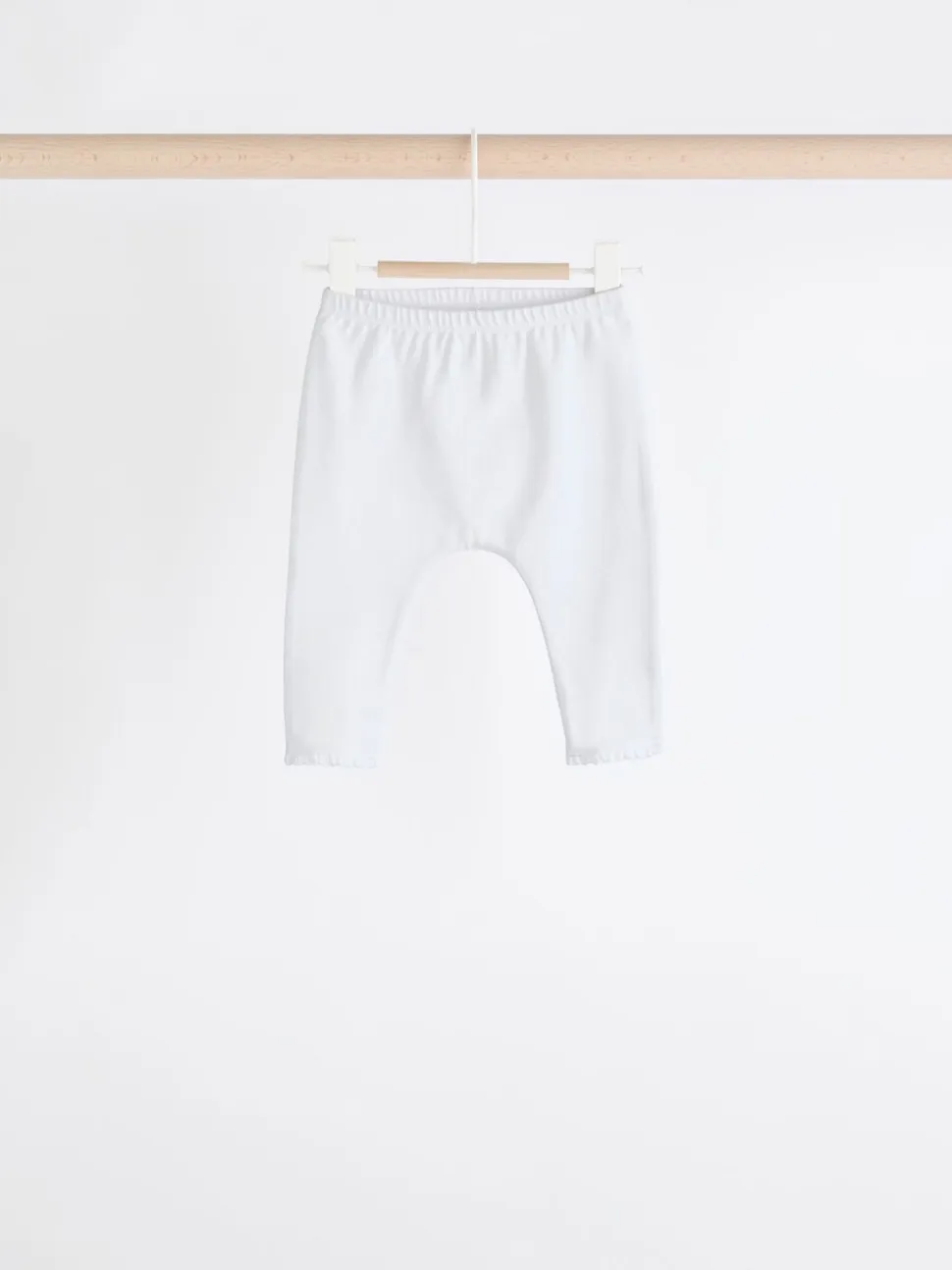 Wit/roze - Verpakking van 4 babyleggings (0 mnd -2 jr)