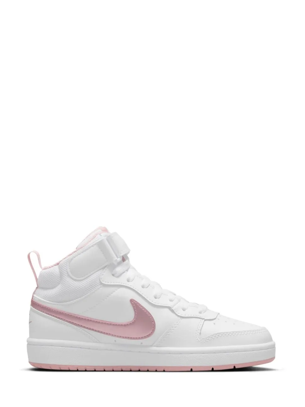 Wit-roze glazuur - Nike Court Borough Mid sneakers voor jeugd