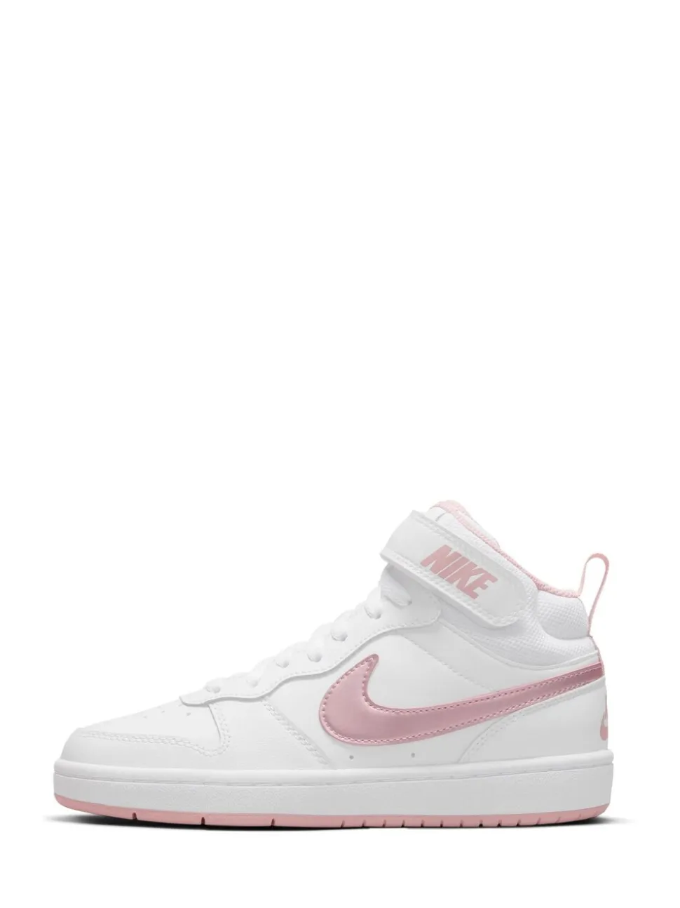 Wit-roze glazuur - Nike Court Borough Mid sneakers voor jeugd
