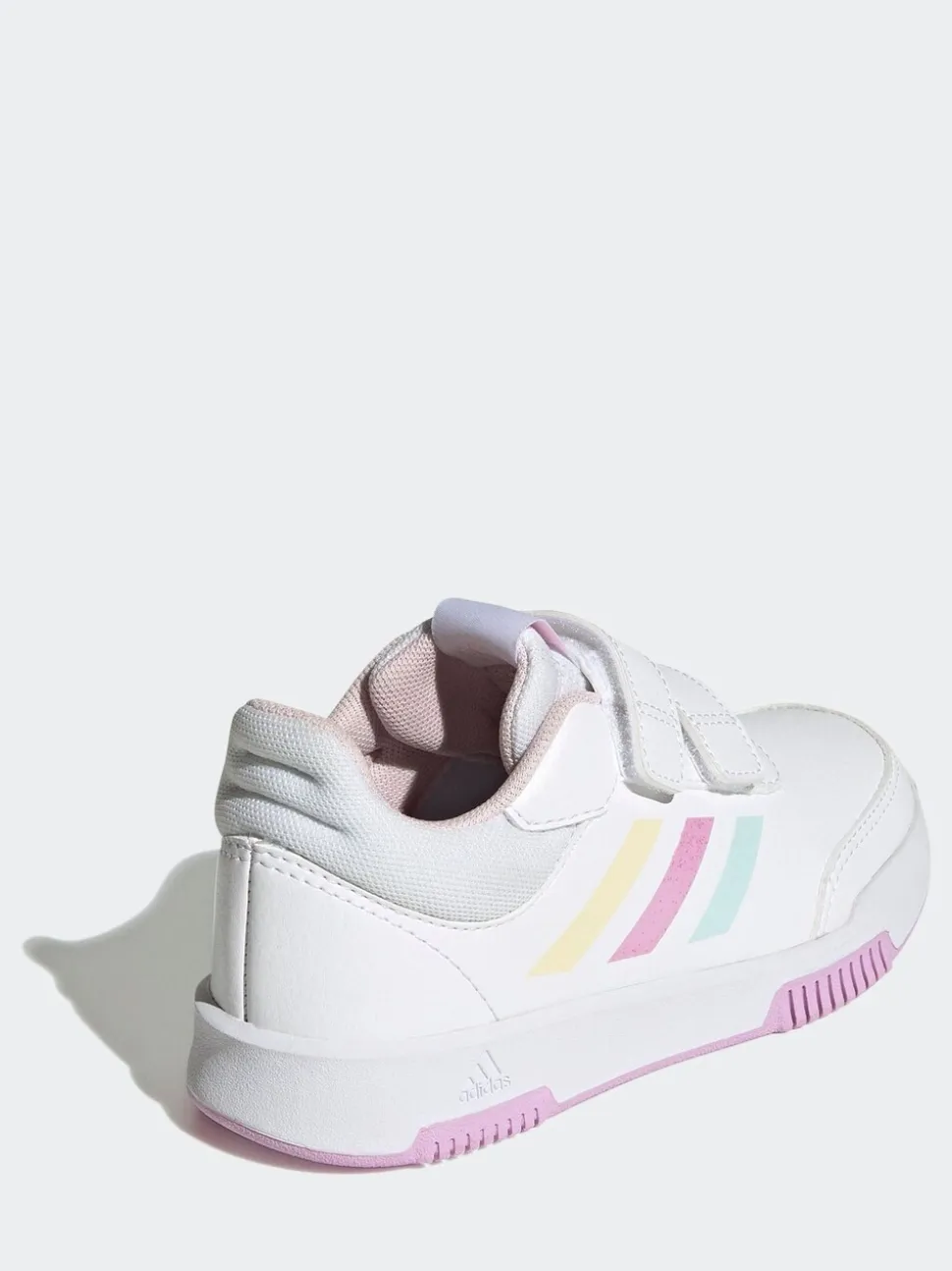 Wit/Roze/Meerkleurig - adidas Tensaur kindersneakers met klittenbandsluiting