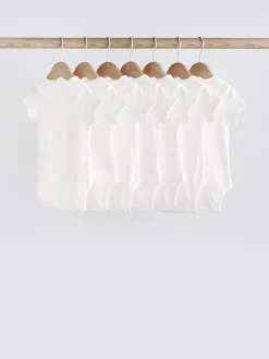 Witte must-have - Rompertjes met korte mouwen