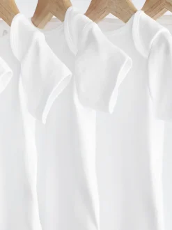 Witte must-have - Rompertjes met korte mouwen