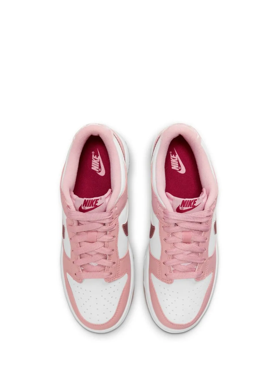 Wit/vaalroze - Nike Dunk Low jeugdsneakers