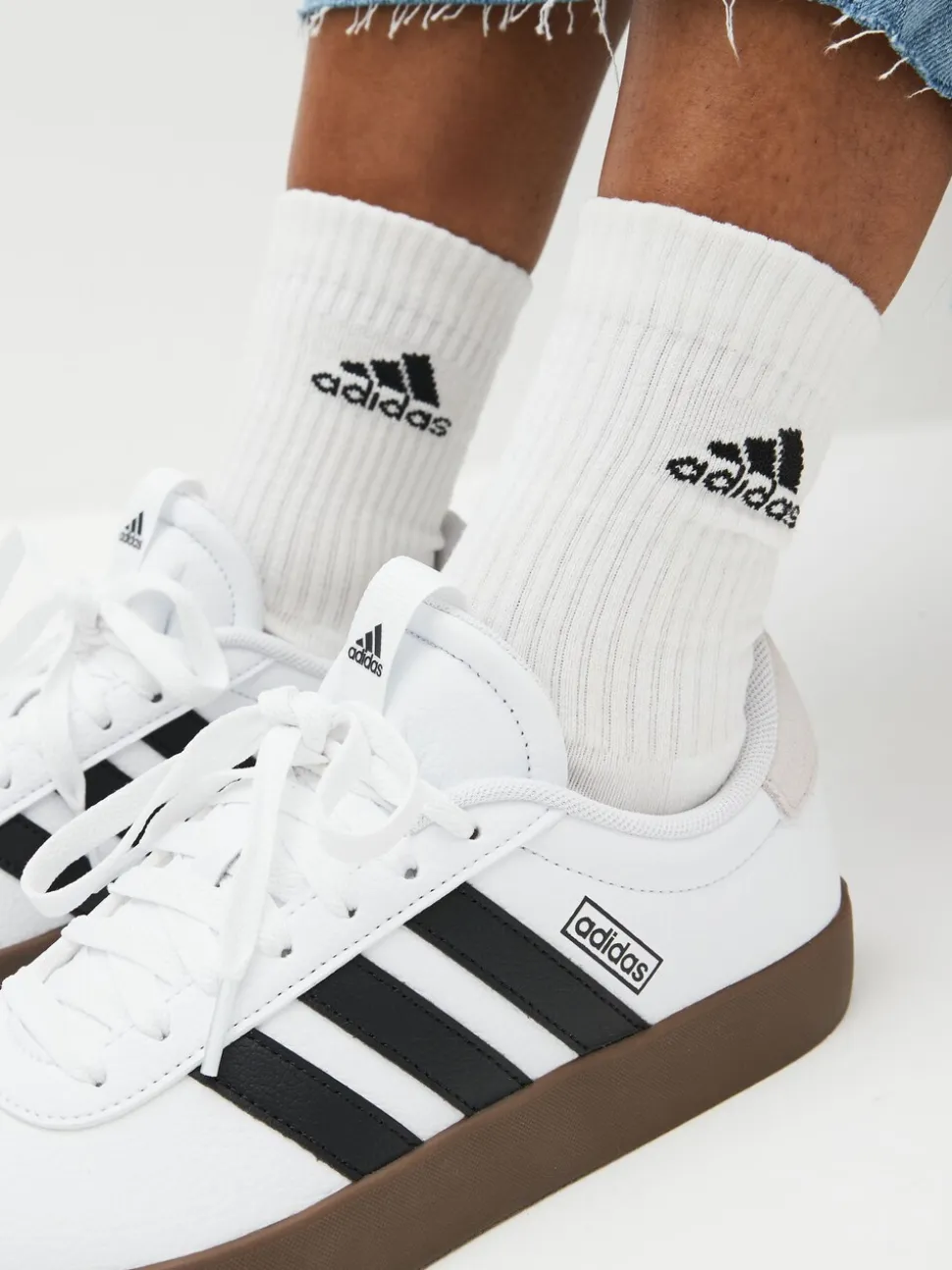 Wit/zwart - adidas - Sneakers VL Court 3.0
