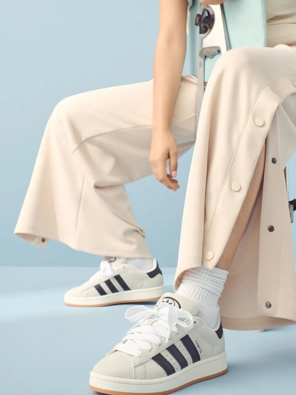 Wit/zwart - adidas Originals Campus 00s sneakers