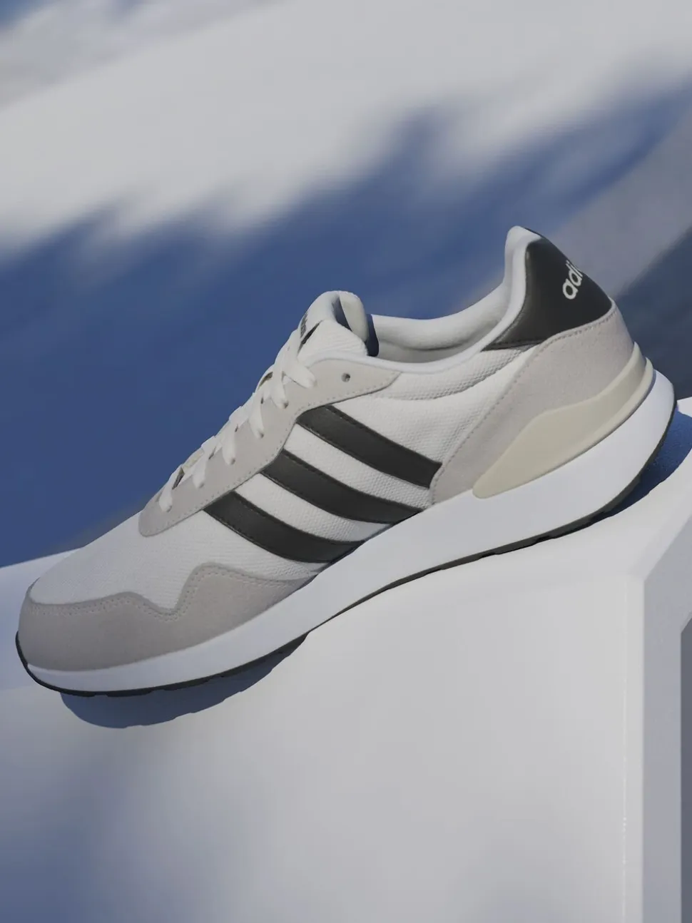 Wit/zwart - adidas Run 60s 4.0 sneakers
