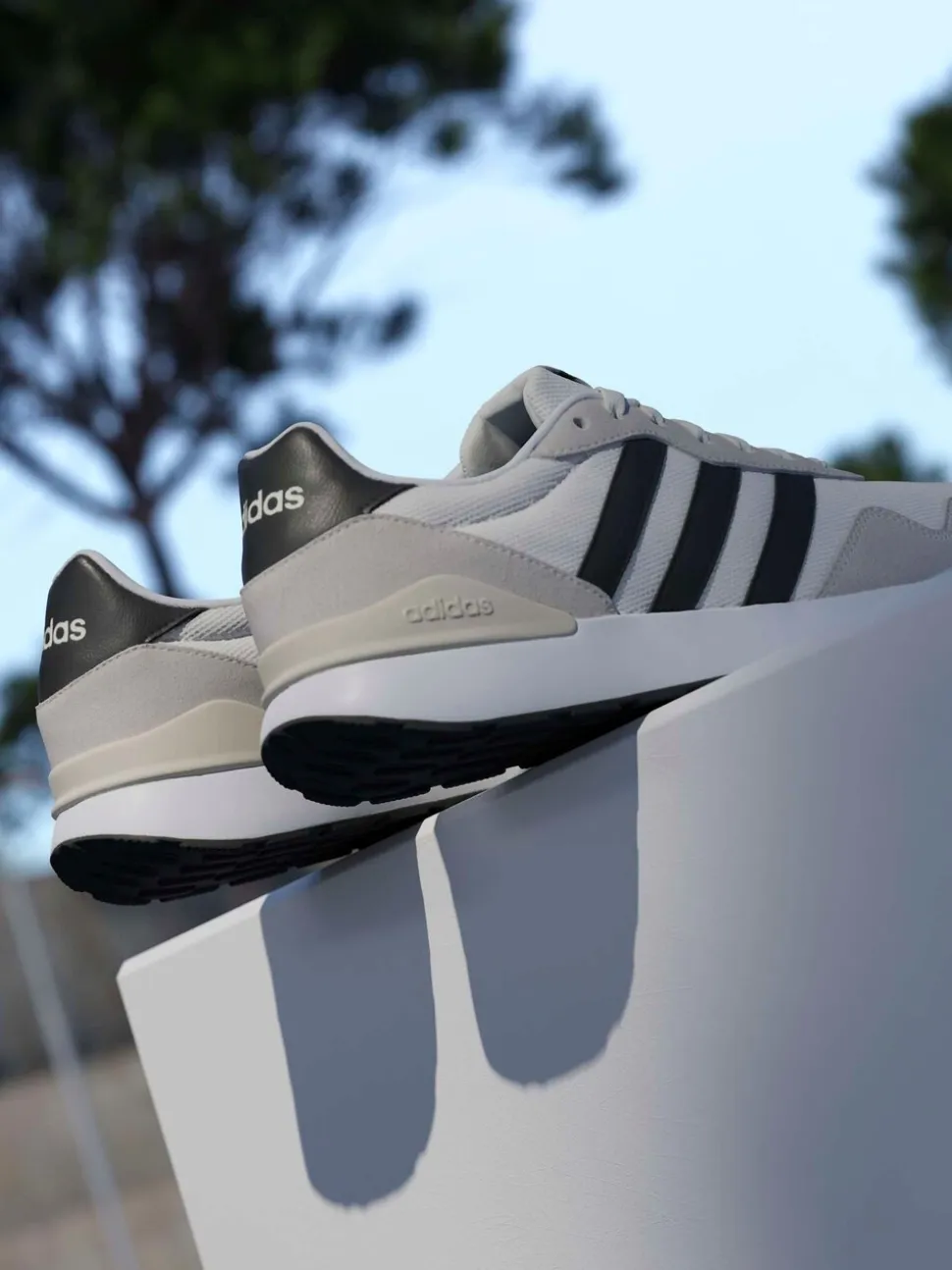 Wit/zwart - adidas Run 60s 4.0 sneakers