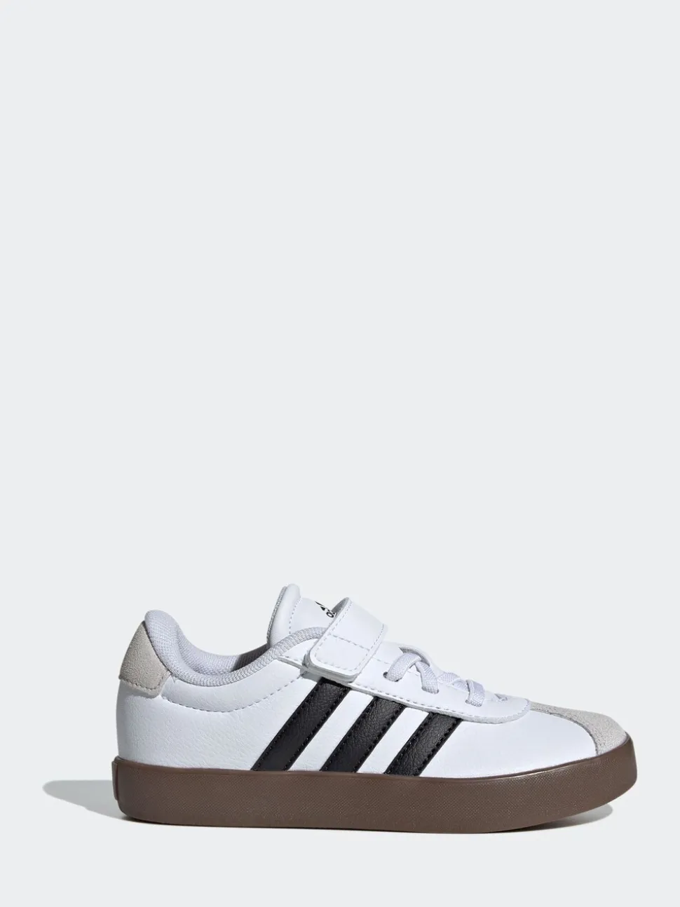 Wit/zwart - adidas Vl Court 3.0 Hook and Loop sneakers voor kinderen