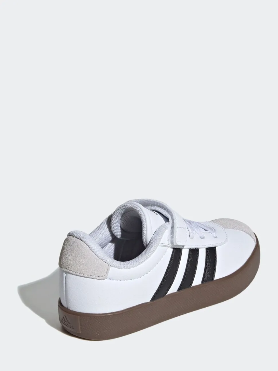 Wit/zwart - adidas Vl Court 3.0 Hook and Loop sneakers voor kinderen
