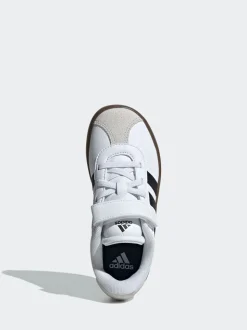 Wit/zwart - adidas Vl Court 3.0 Hook and Loop sneakers voor kinderen