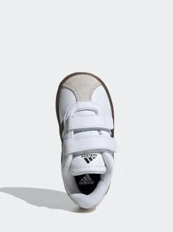 Wit/zwart - adidas Vl Court 3.0 Klittenbandsneakers voor zuigelingen