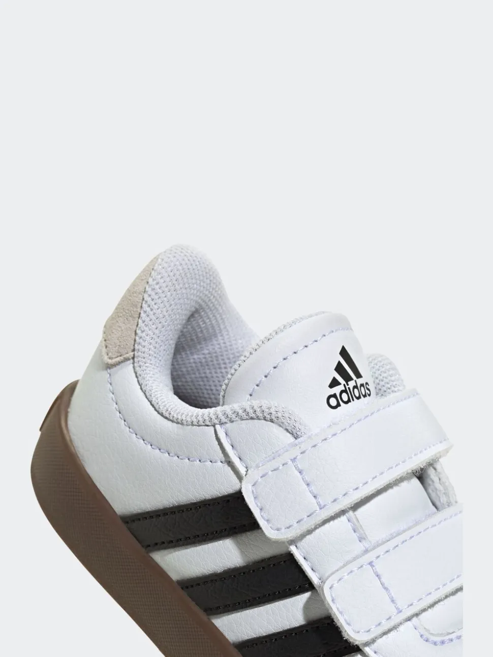 Wit/zwart - adidas Vl Court 3.0 Klittenbandsneakers voor zuigelingen