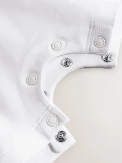 Wit/zwart - Band baby-romper