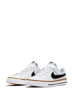 Wit/zwart - Nike Junior Court Legacy sneakers