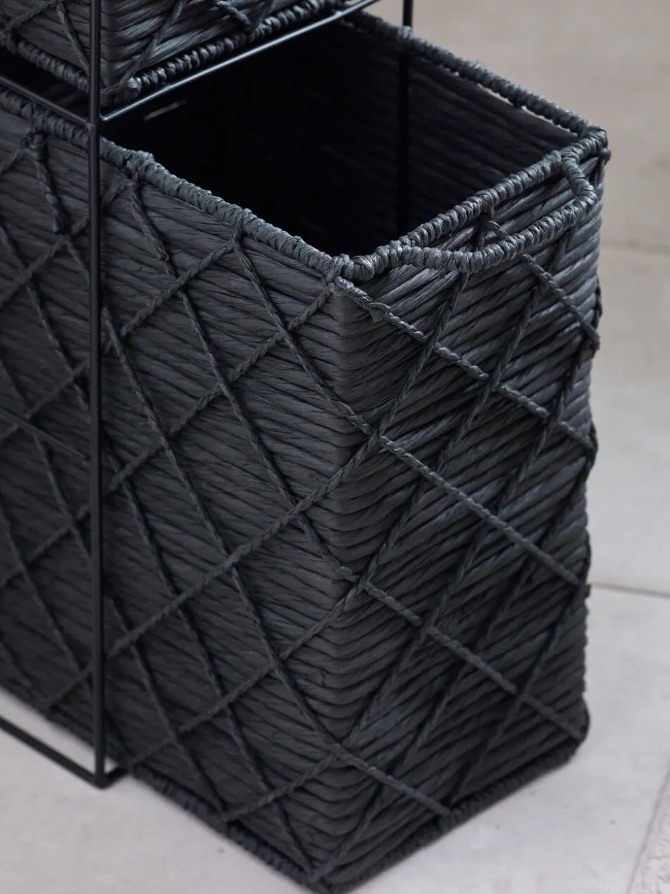 Woven Slim Storage Drawers