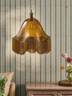 Wroxton Fringed Easy Fit Ceiling Light Shade