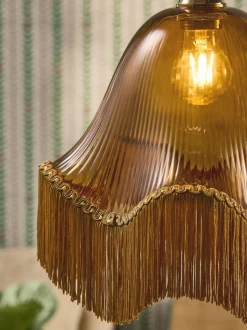 Wroxton Fringed Easy Fit Ceiling Light Shade