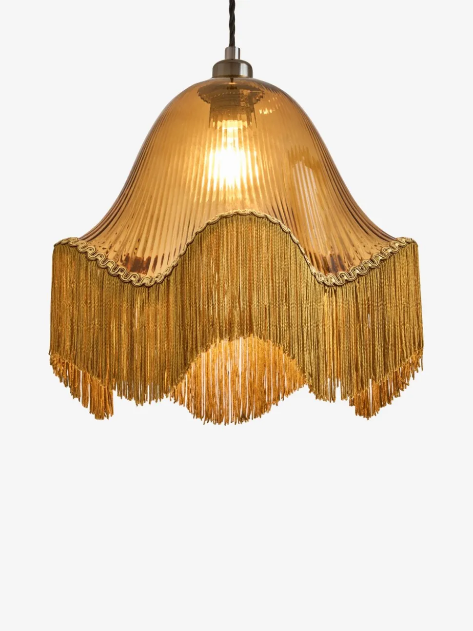 Wroxton Fringed Easy Fit Ceiling Light Shade