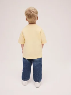 Yellow Mama's Bestie - Short Sleeve Small Graphic T-Shirt (3mths-7yrs)